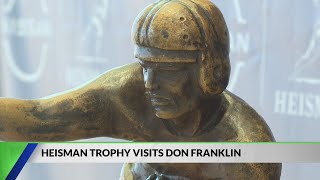 Heisman Trophy makes special stop at Don Franklin Lexington Nissan