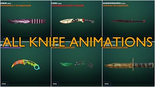 All Knife Animations Critical Strike