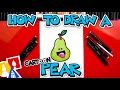How To Draw A Funny Cartoon Pear