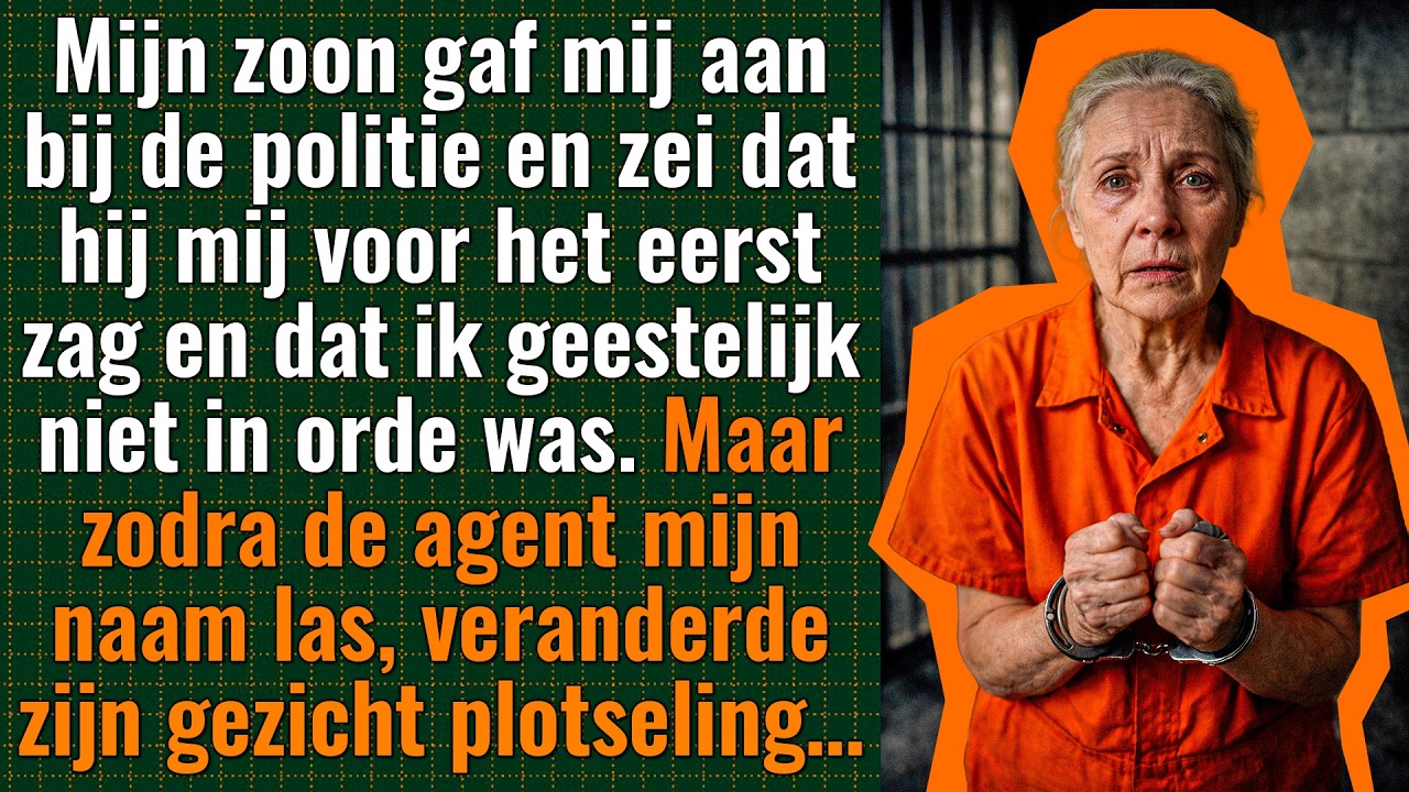 Mijn zoon deed aangifte tegen me bij politie… Maar toen de agent mijn naam zag, veranderde blik…