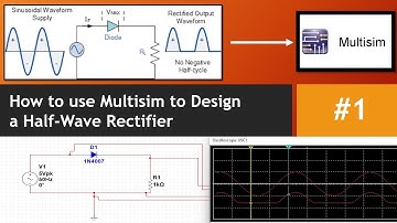 #1 How to Create a Half Wave Rectifier Circuit in Multisim
