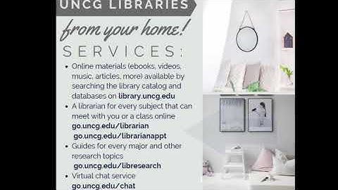 UNCG Online Learning Librarian Introduction