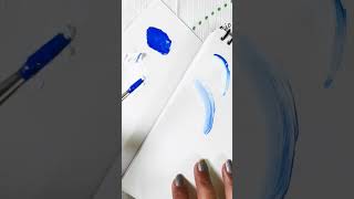 How to use Round Brush || Double Brush technique for beginners || #youtubeshorts #acrylicpainting