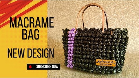 New Design Macrame Bag || Fashion bags - #magnificalcorecraft