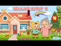 Belajar Huruf N Bahasa Indonesia | N untuk Nenek | Video Edukasi Anak PAUD TK