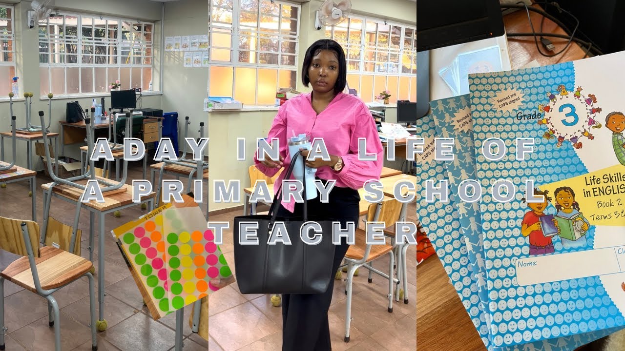 Day in the Life of a Primary School Teacher 👩🏽‍🏫 | South Africa 