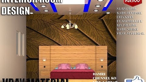 BEDROOM DESIGN TUTORIAL  IN 3DS MAX