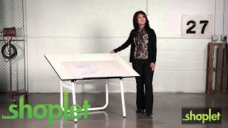 Celebrity Safco Vista Adjustable Drafting Table Top Profile