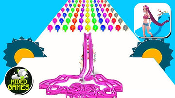 Hair Rush - All Levels Gameplay Android,ios game Mobile Game Max Level New Update