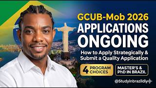 GCUB-Mob 2026 Applications Are Ongoing | How to Apply Strategically & Submit a Quality Application