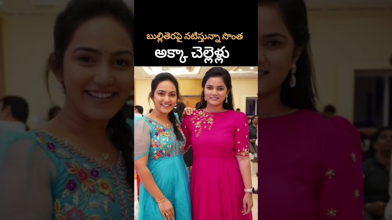 serial actress real life sisters..