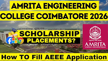 Amrita Engineering College Coimbatore 2026 - Amrita Vishwa Vidyapeetham BTech Coimbatore | AEEE 2026