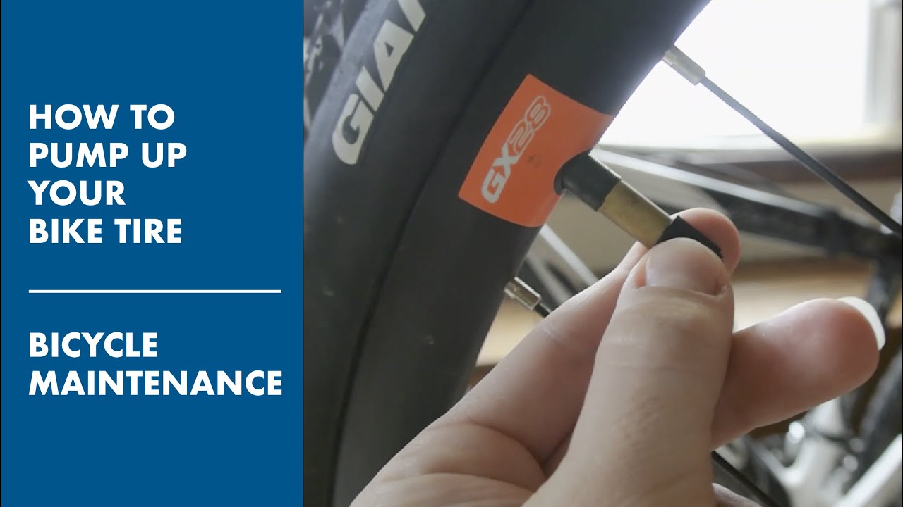 Bicycle Maintenance How to Pump Up Your Bike Tire YouTube