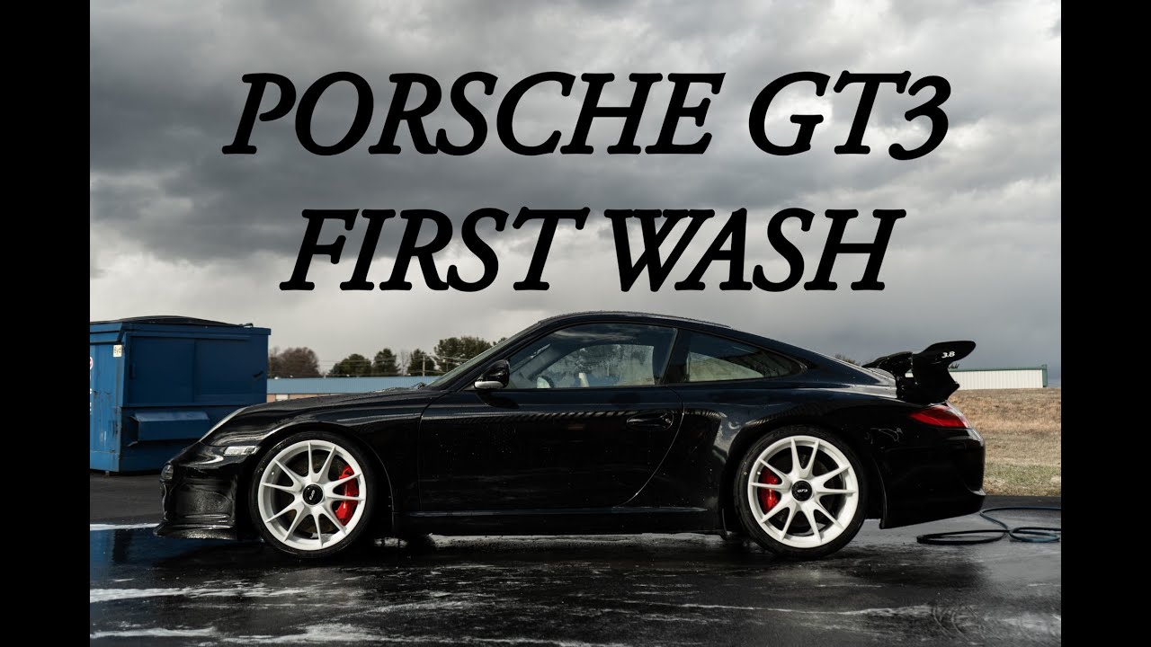 Porsche GT3 Tint Removal & Wash