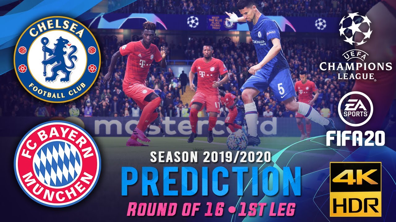 Chelsea vs FC Bayern | FIFA 20 Predicts: Champion League 2019/20 ● Round of 16 ● 1st Leg