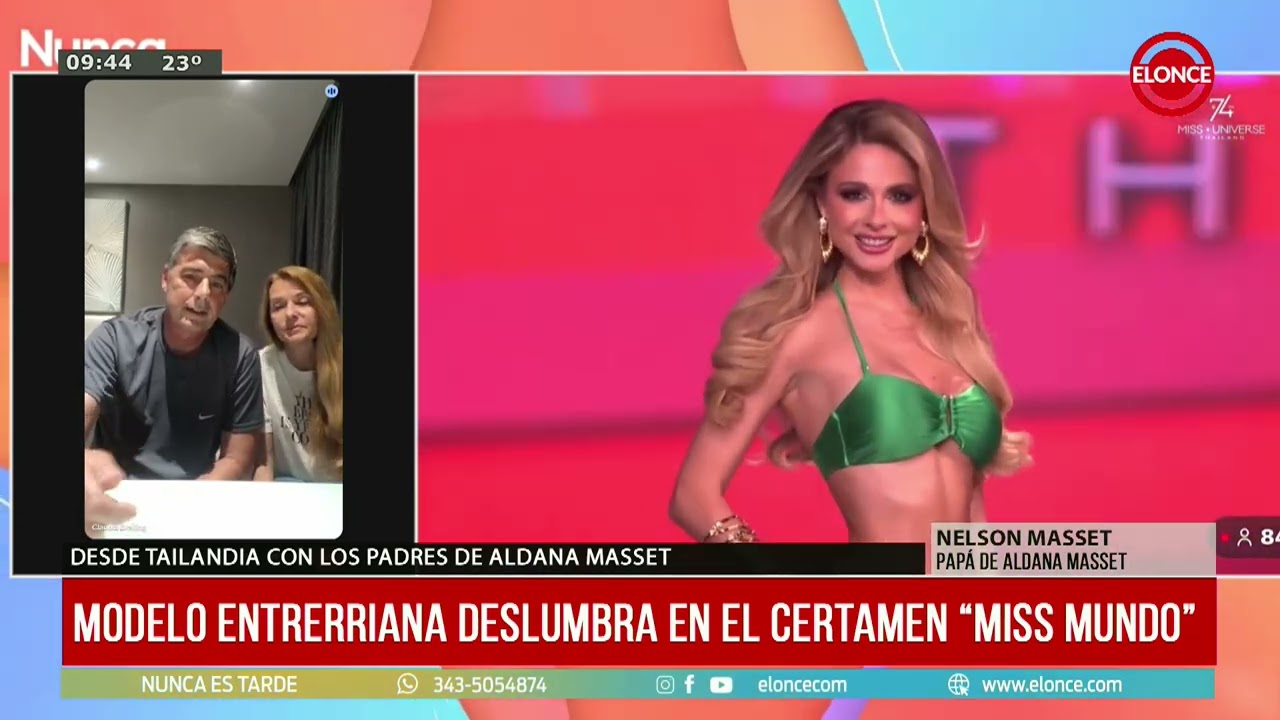 Aldana Masset, la entrerriana que revolucionó "Miss Universo" - Claudia y Nelson Masset 20/11/25
