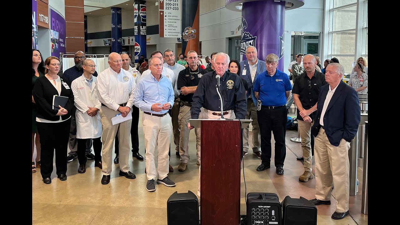 Gov. Henry McMaster & State Officials Hold Tropical Storm Helene ...