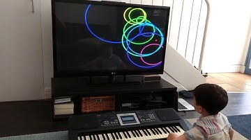 Python-based MIDI Keyboard Visualisation