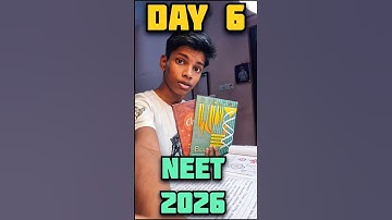 DAY 6 NEET 2026 #neet #neet2026 @PhysicsWallah