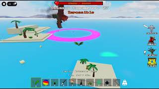 Roblox MEGA Boss Survival Crimson Conqueror Rework