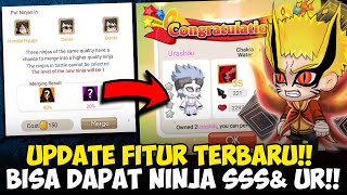 COBA UPDATE FITUR BARU BISA PANEN NINJA SSS & UR - NINJA HEROES NEW ERA