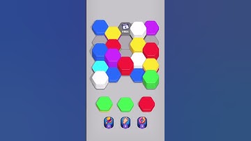 Hexa Sort 3D Puzzle Game #hexasort #shorts