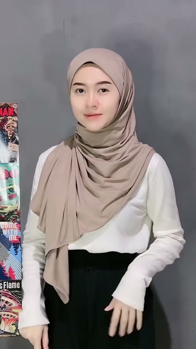 tutorial hijab simpel ☺️ tiktok ilvi #viralshorts #ilvisanh #ilvi