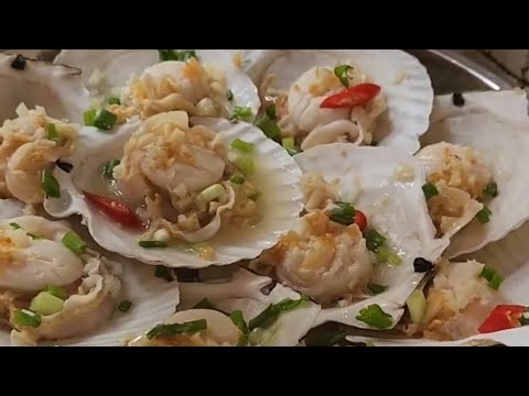 Let's cook scallops pls support - YouTube