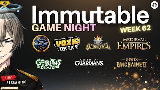 🔴 LIVE: IMMUTABLE GAMENIGHT - WEEK 62 (TEAM UNCOMMON)