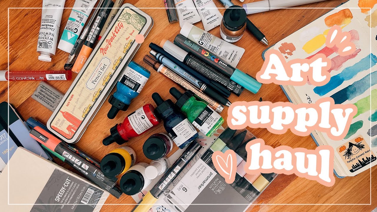 NYC art supply haul! YouTube