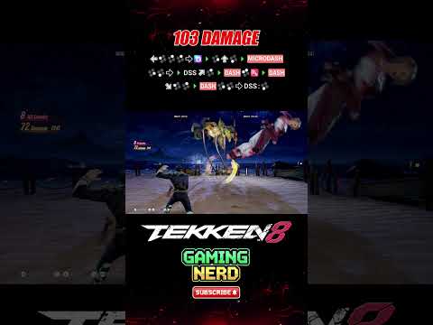 103 DAMAGE | Law Combo Tekken 8 Season 3 #tekken8 #shorts #youtubeshorts