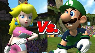Super Mario Strikers - Peachhammer Bros Vs. Luigihammer Bros