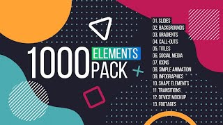 1000 Elements  Graphics Tool Pack
