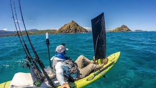 25$ DIY sail for Hobie kayaks
