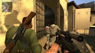 Counter Strike : Source - Pyramid - Gameplay "Terrorist Forces" (with bots) No Commentary