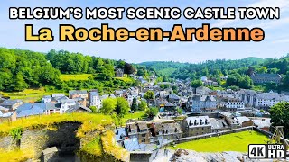 La Roche-en-Ardenne Walking Tour 🇧🇪 | Belgium’s Most Charming Ardennes Town in 4K