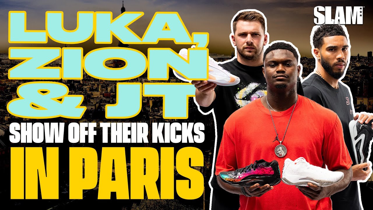 Luka Doncic, Jayson Tatum and Zion Williamson All Together in Paris?! SLAMKICKS Exclusive Interview