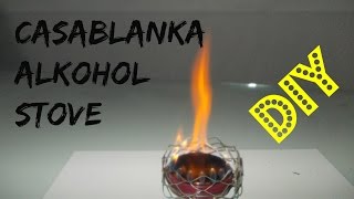 Alcohol Stove for under 5 min.