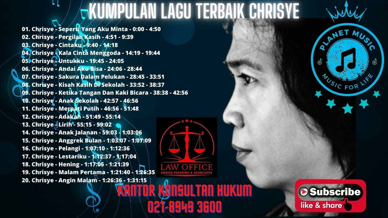 Kumpulan Lagu Terbaik Chrisye
