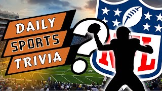 Who is the NFL's Oldest Active Player | Daily Sports Trivia Questions