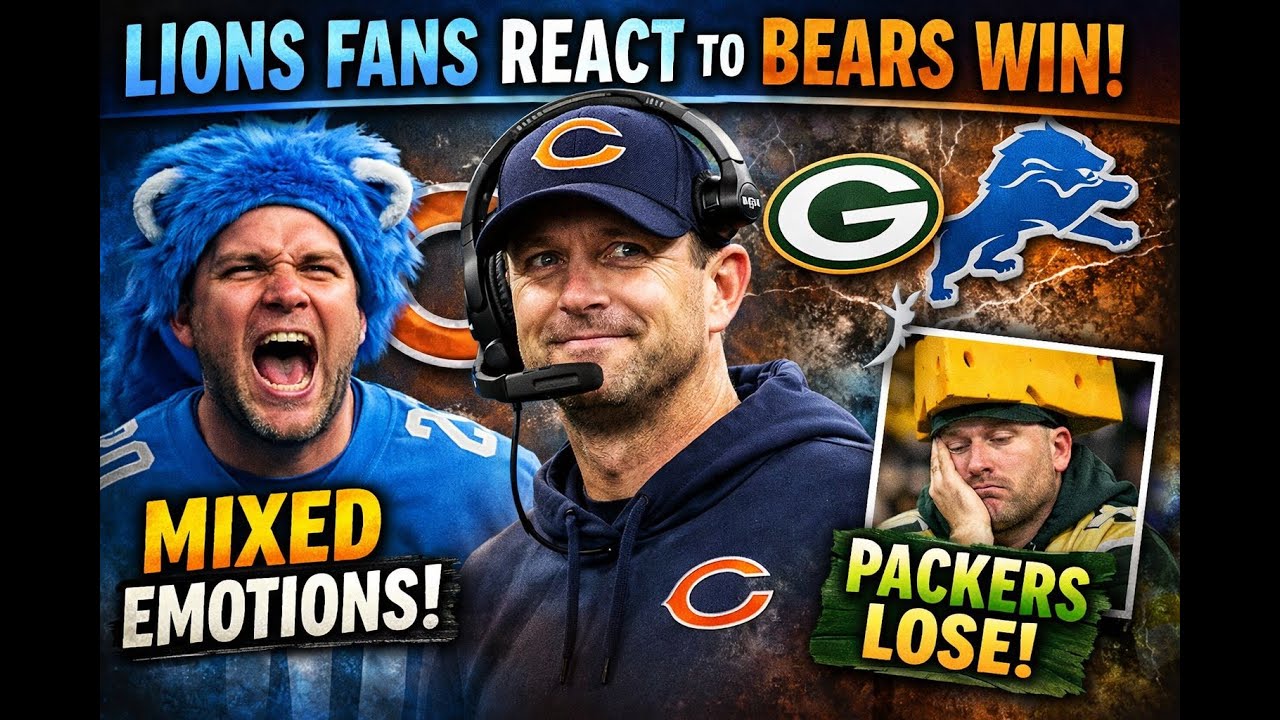 Lions Fans React to Bears’ Thrilling Win Over Packers | NFC North Chaos Explained