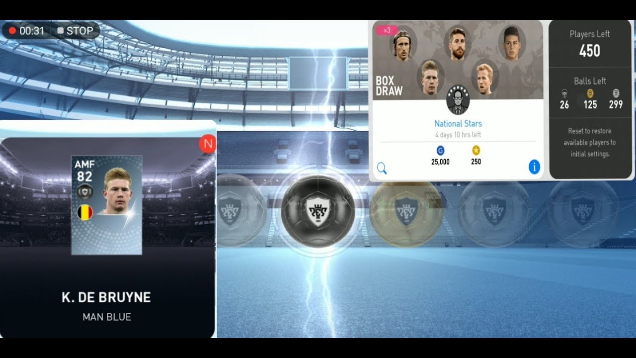 Black Ball Trick PES 2019 NATIONAL STARS