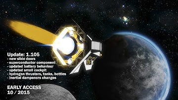 Space Engineers - Update 01.105 - Hydrogen thrusters, MP and battery improvements,Slide doors