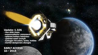 Space Engineers - Update 01.105 - Hydrogen thrusters, MP and battery improvements,Slide doors