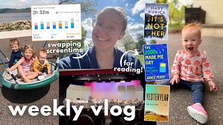 swapping screentime for reading! || WEEKLY READING VLOG #38
