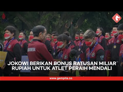 Mantap, Jokowi Berikan Bonus Ratusan Miliar Untuk Atlet dan Pelatih Sea Games Peraih Mendali