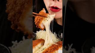 Let’s eat japanese chicken katsu and rice .. #japan #eating #fyp