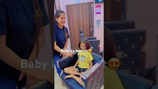 Baby ka haircut😍🧿💗#viral #hairstyle #academy #professional