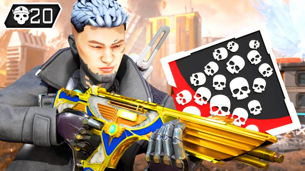 INSANE SOLO 20 KILLS WITH CRYPTO IN AMAZING GAME (Apex Legends Gameplay)