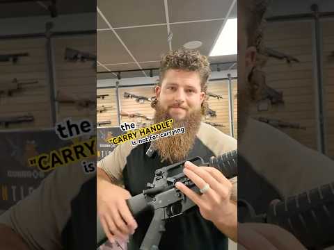 The PURPOSE of the AR CARRY HANDLE